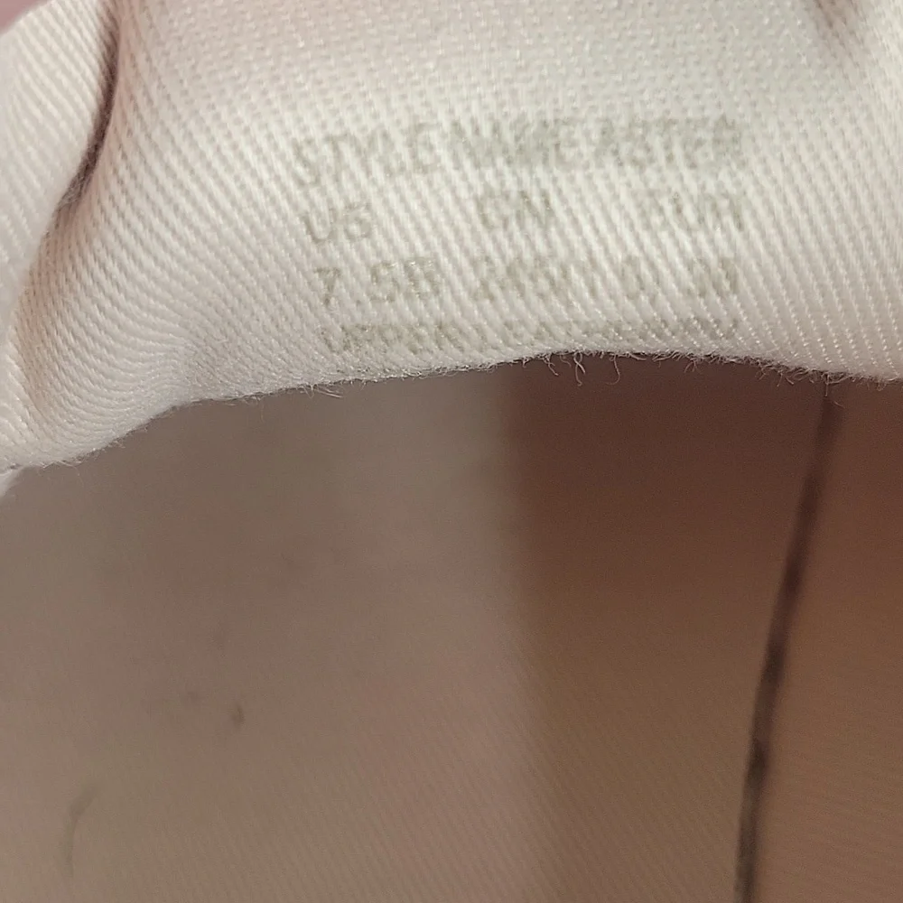 Kate Spade Ashly White Leather Sneakers Size 7.5